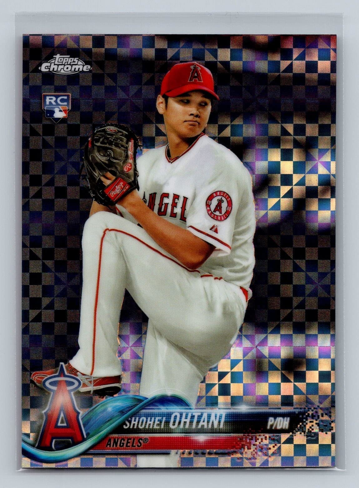 2018 Topps Chrome Shohei Ohtani RC X-Fractor Rookie #150