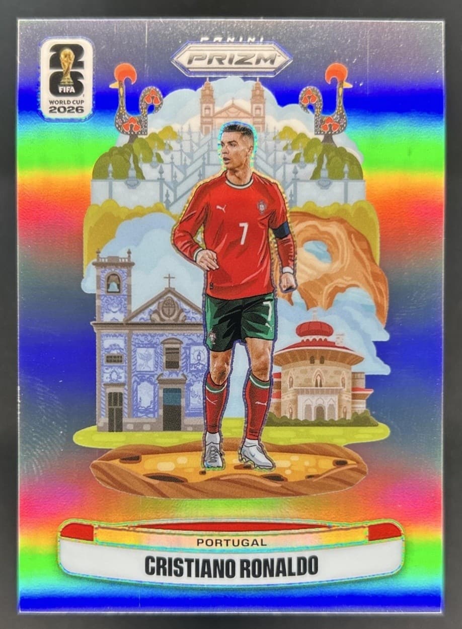 2026 Panini Prizm World Cup Cristiano Ronaldo National Landmarks SSP #7 Portugal