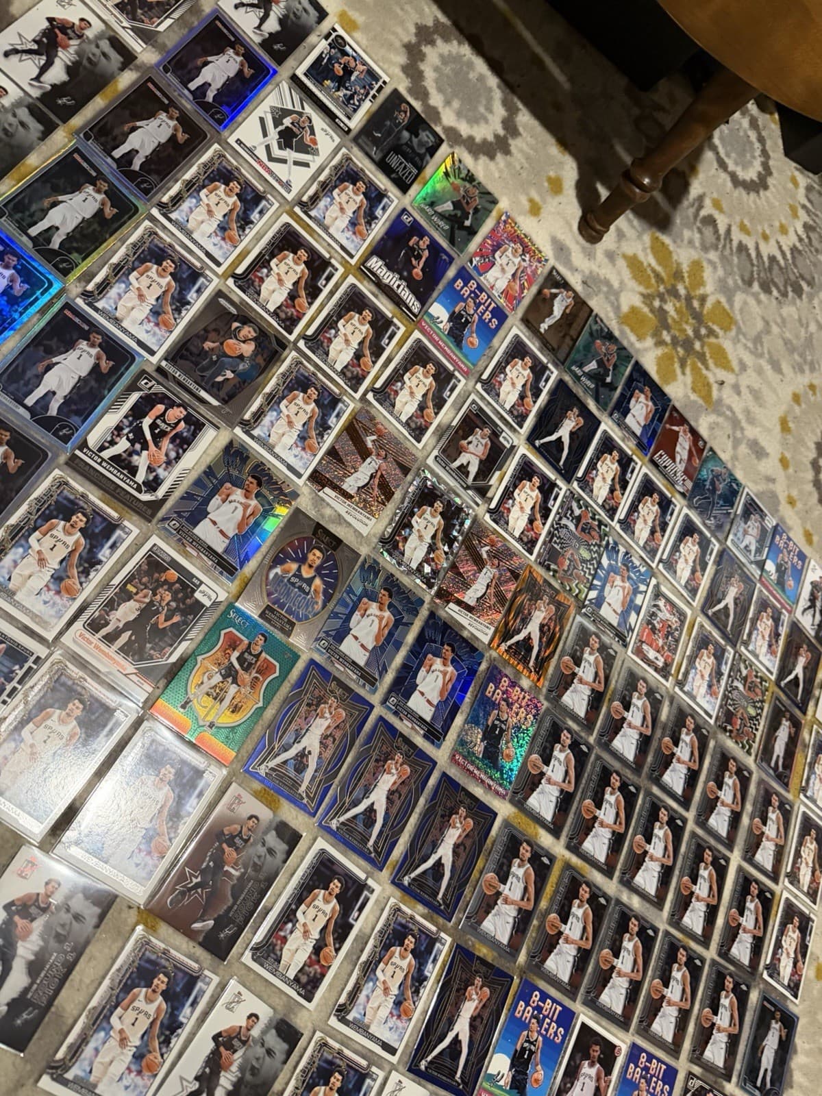 👽 112 CARD VICTOR WEMBANYAMA LOT 👽 , lots Of Chrome, Parallels,Diamondnite ETC