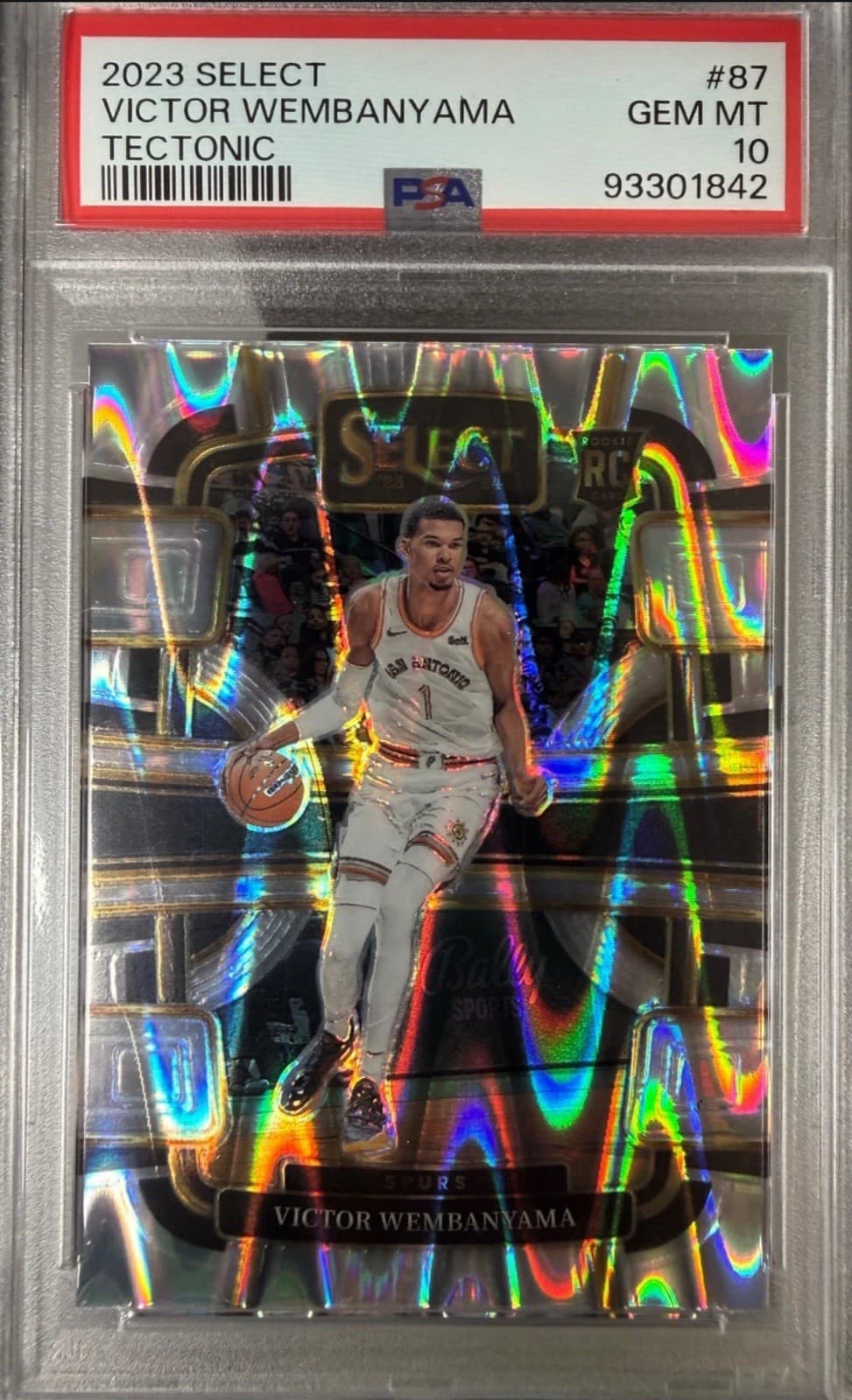 2023-24 Panini Select - Concourse Victor Wembanyama #87 Tectonic Prizm (RC)