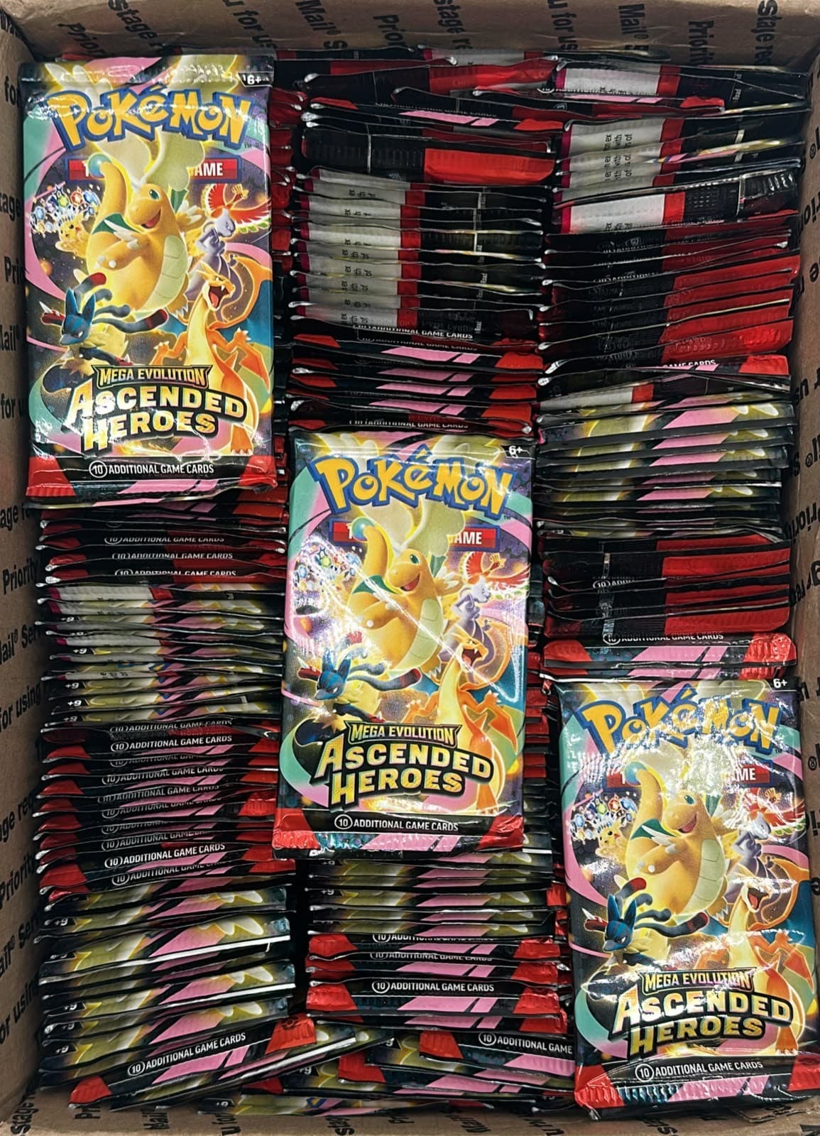 Lot of (200) Pokemon TCG Ascended Heroes Booster Packs SEALED ME02.5