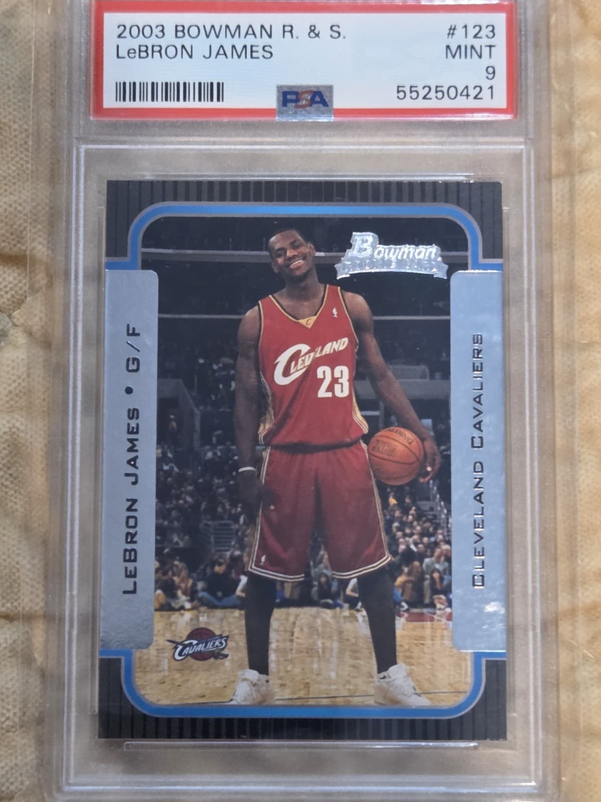 2003-04 Bowman Rookies & Stars - Rookies LeBron James #123 (RC)