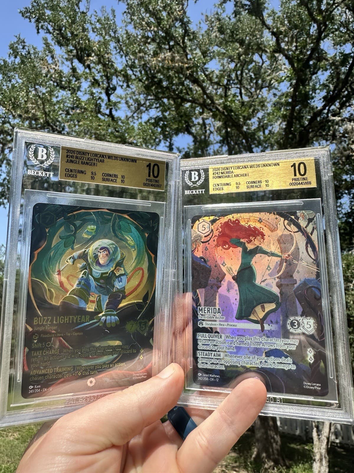 Sequential BGS 10 Buzz And Merida Iconic Disney Lorcana