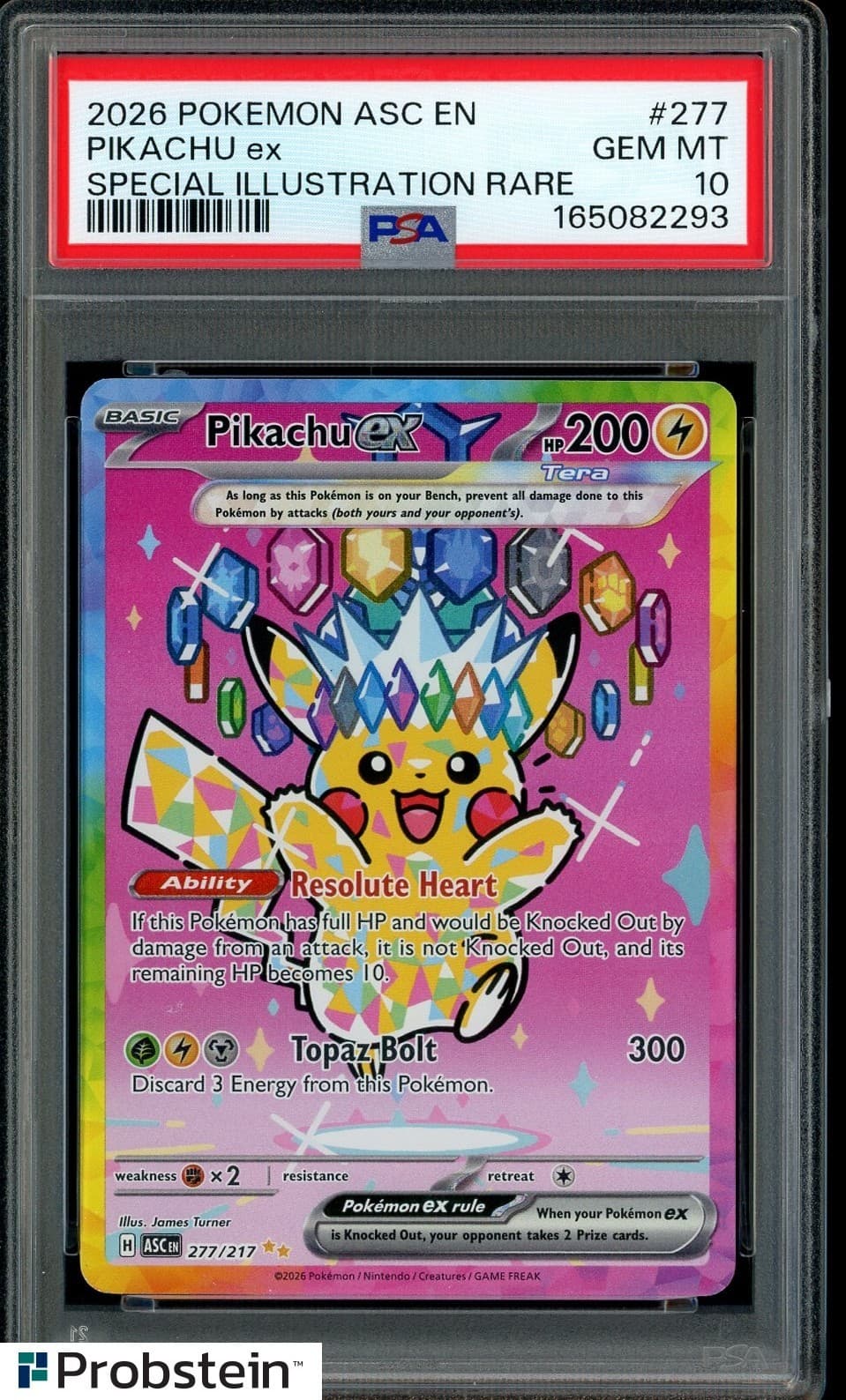 2026 Pokemon Asc En-Ascended Heroes Special Illustration Rare Pikachu Ex Psa 10
