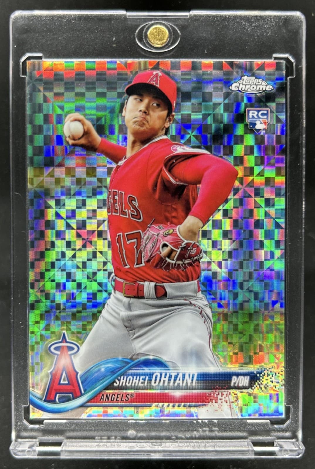 2018 Topps Chrome Update Shohei Ohtani X Fractor Rookie RC #/99 Angels