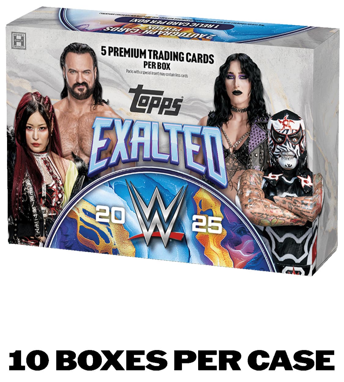 2025 TOPPS EXALTED WWE Wrestling HOBBY 10-BOX CASE (20 AUTOs/10 RELIC) Brand New