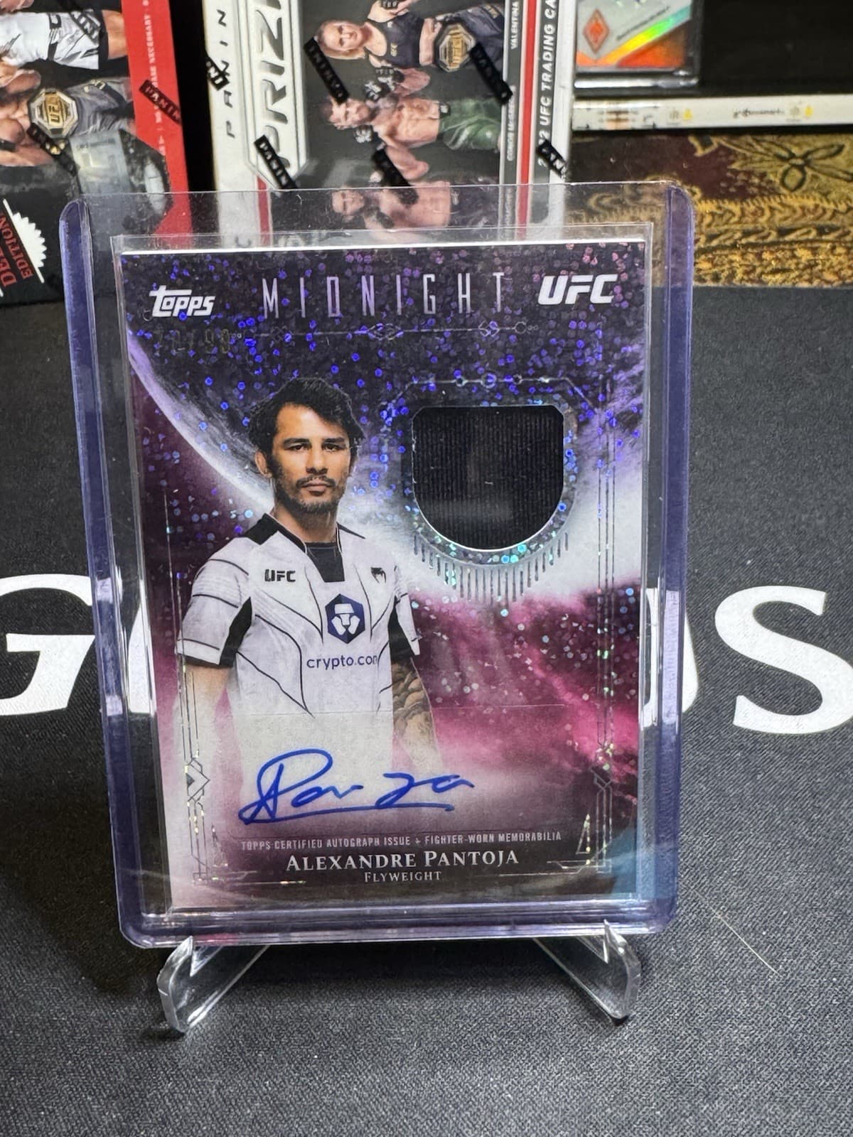 alexandre pantoja Patch Auto /99 Midnight 2026 UFC