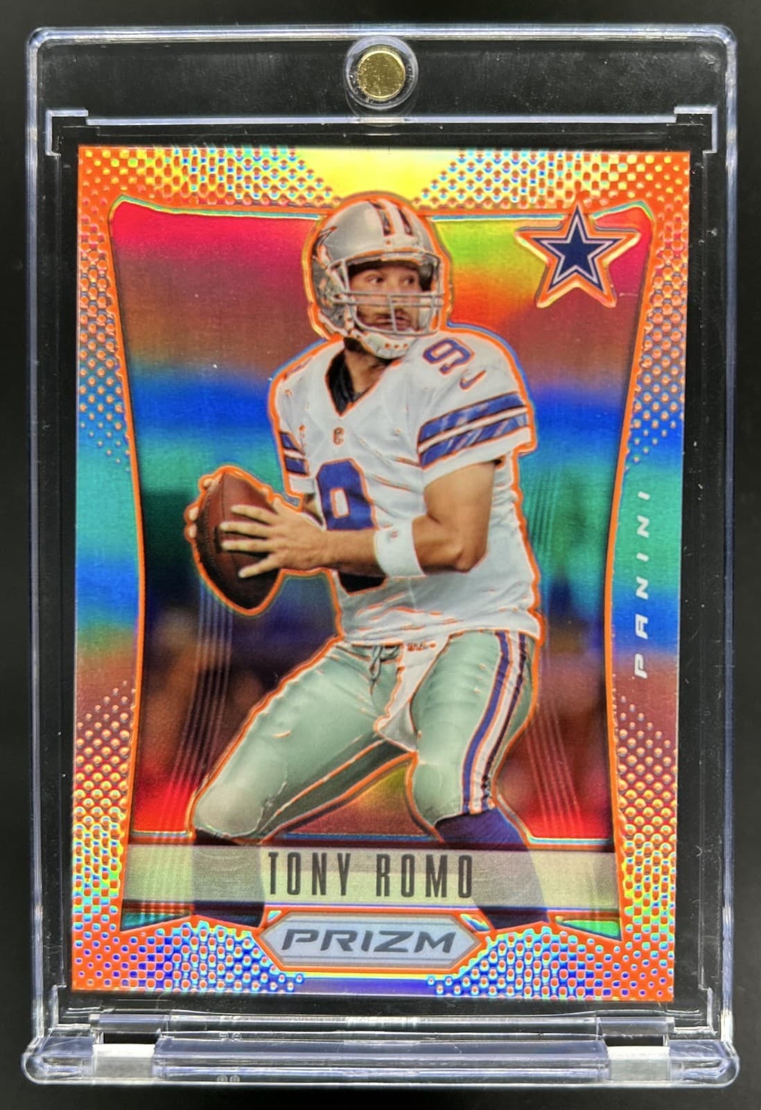 2012 Panini Prizm Tony Romo Prizm Pylon Orange #1/1 Cowboys
