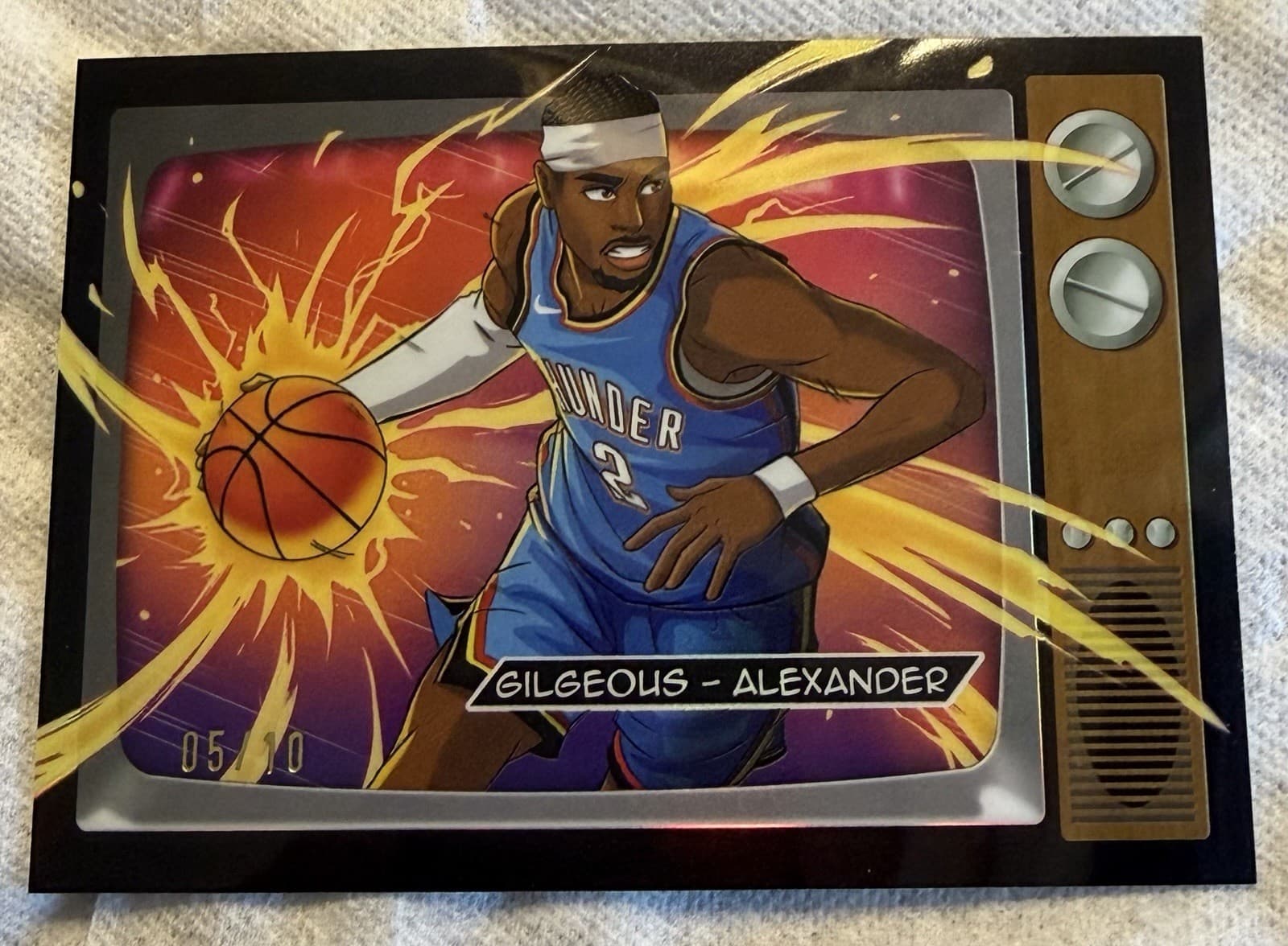 2025-26 Bowman Chrome Anime Black/10 Refractor Shai Gilgeous-Alexander #NBA-A12