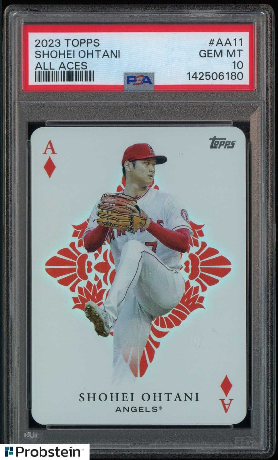 2023 Topps All Aces #AA11 Shohei Ohtani Angels SSP CASE HIT PSA 10 GEM MINT