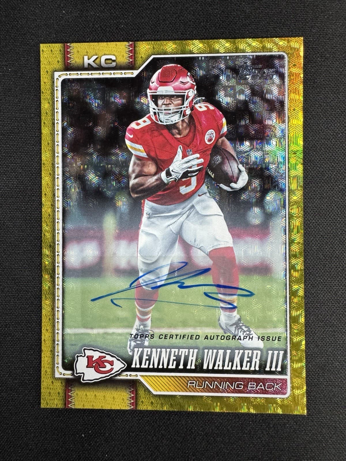 2026 Topps - Kenneth Walker III 1/1 Auto -  Chiefs MVP🔥🔥🔥 Mint 1/1 Auto