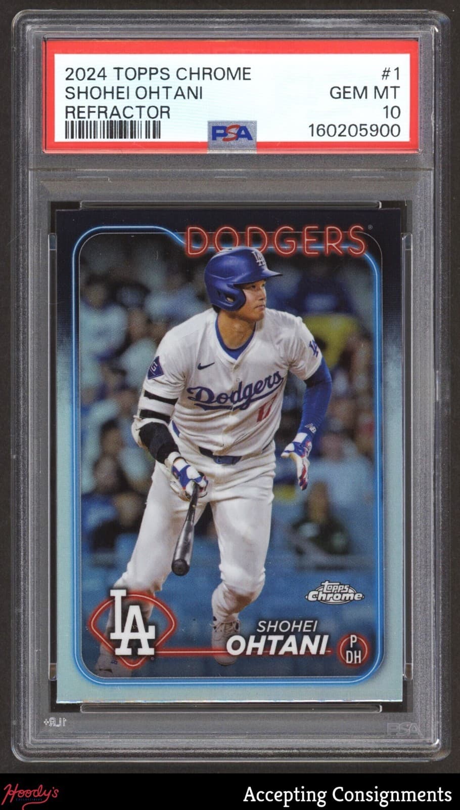 2024 Topps Chrome Refractor #1 Shohei Ohtani DODGERS PSA 10