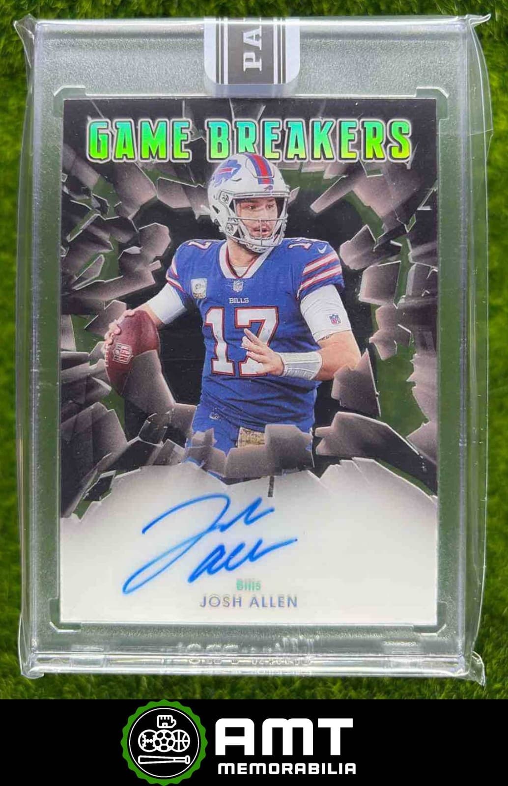 2023 Panini Donruss GBR-JAL Josh Allen Game Breakers Auto Black 1/1 Bills