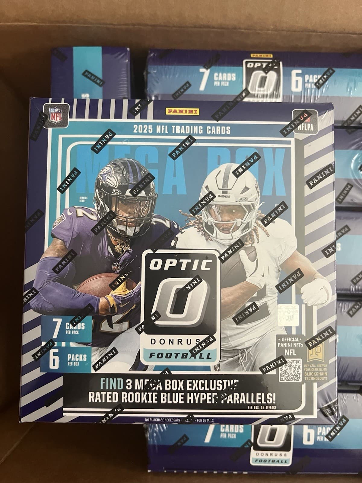 2025 Panini Donruss Optic NFL Football  Factory Sealed Mega Boxes Lot Of 7