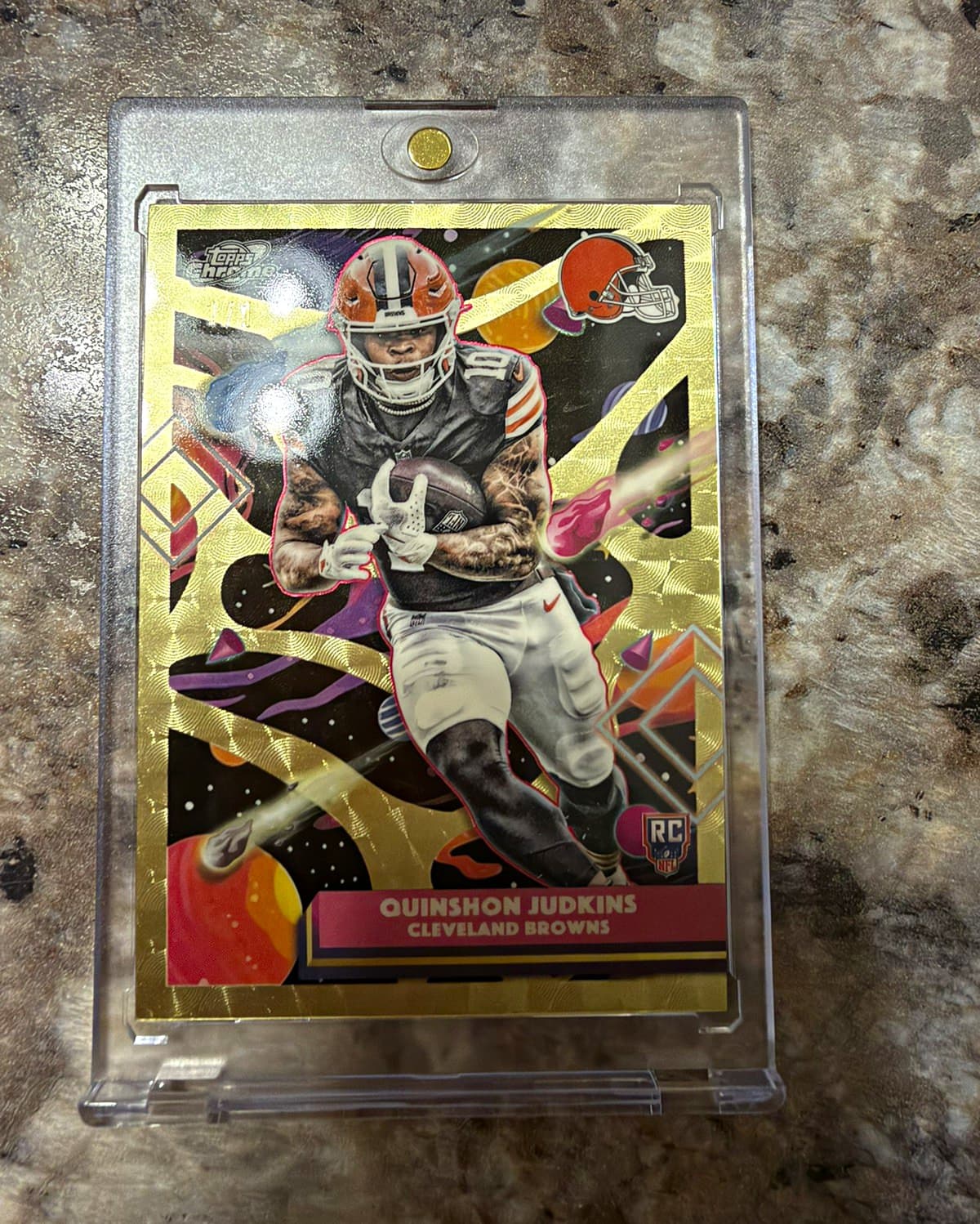 2025 Topps Cosmic Chrome-Quinshon Judkins-SUPERFRACTOR-1/1-Rookie Card