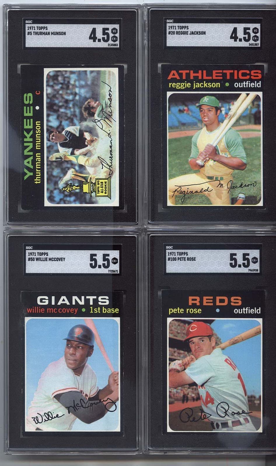 1971 Topps Baseball Complete Set (752)  51 Sgc Graded