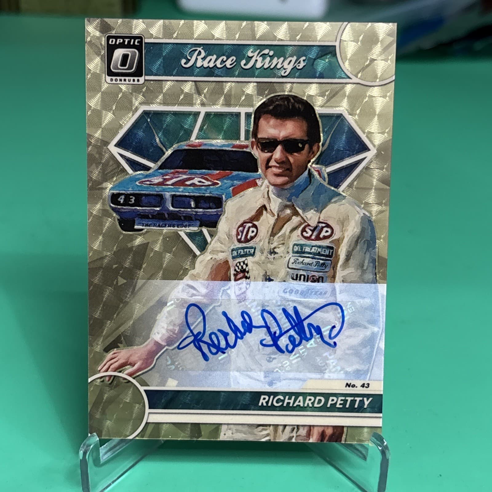 2023 Donruss Optic Super Refractor 1/1 Race Kings Auto Richard Petty NASCAR