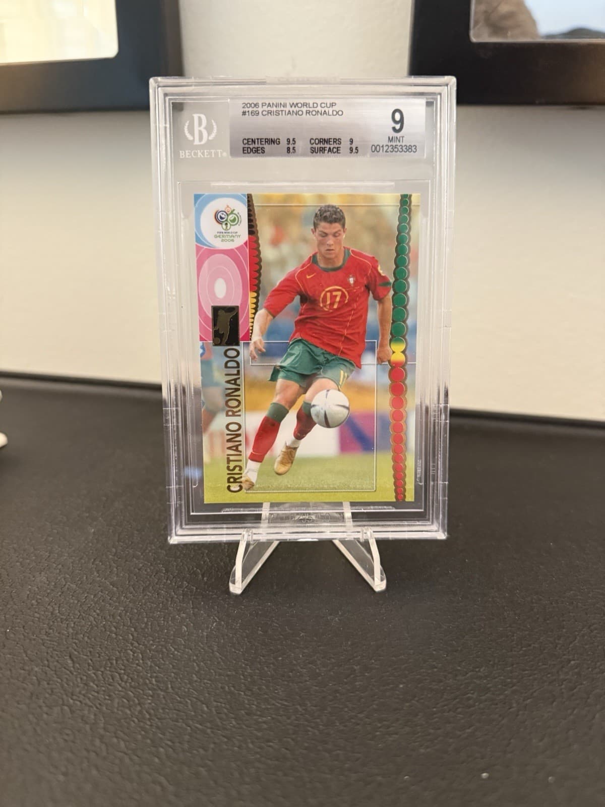 CRISTIANO RONALDO - 2006 PANINI WORLD CUP #169