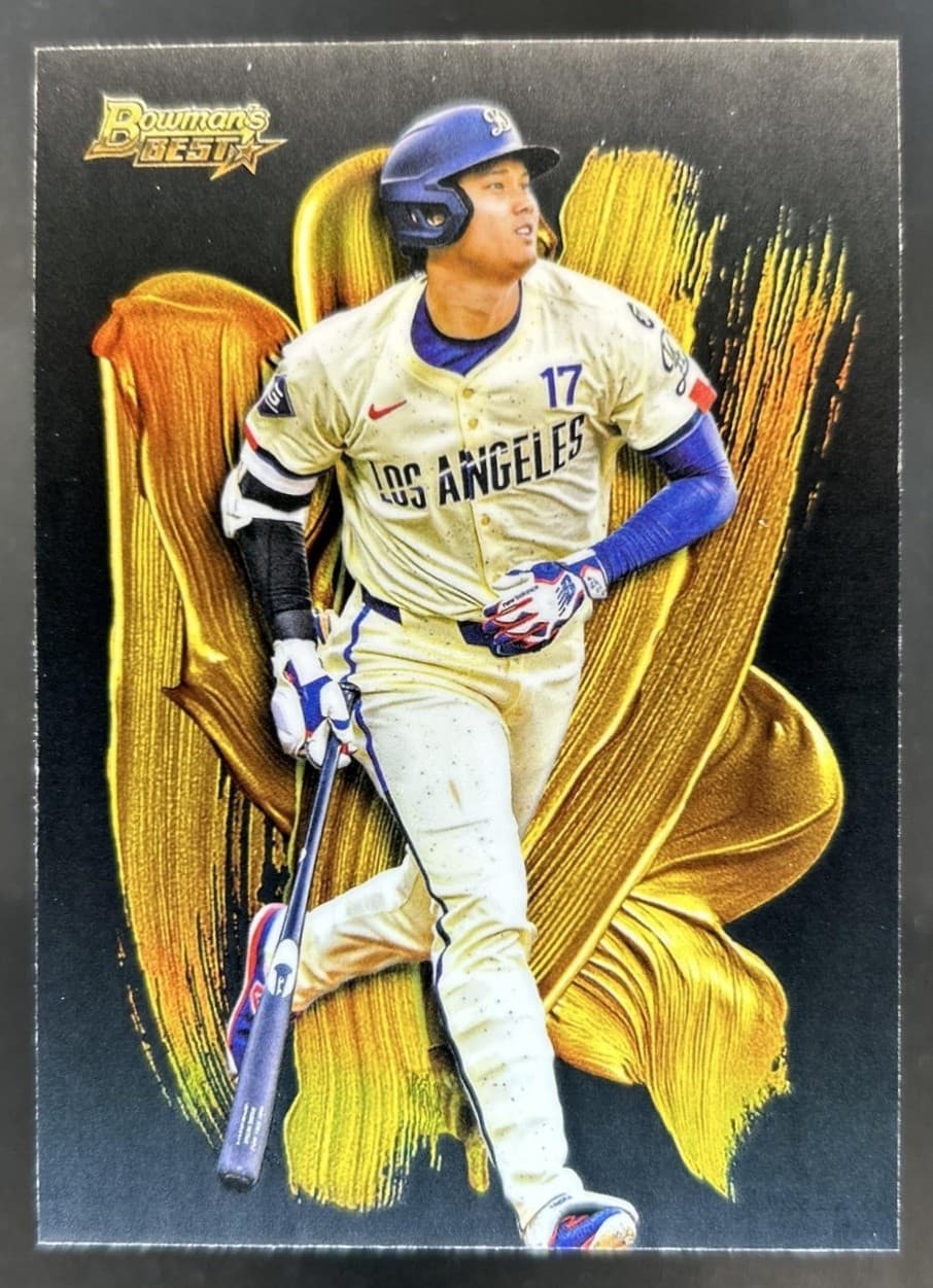 2025 Bowman's Best Shohei Ohtani Strokes of Gold SSP #SG-12 Dodgers
