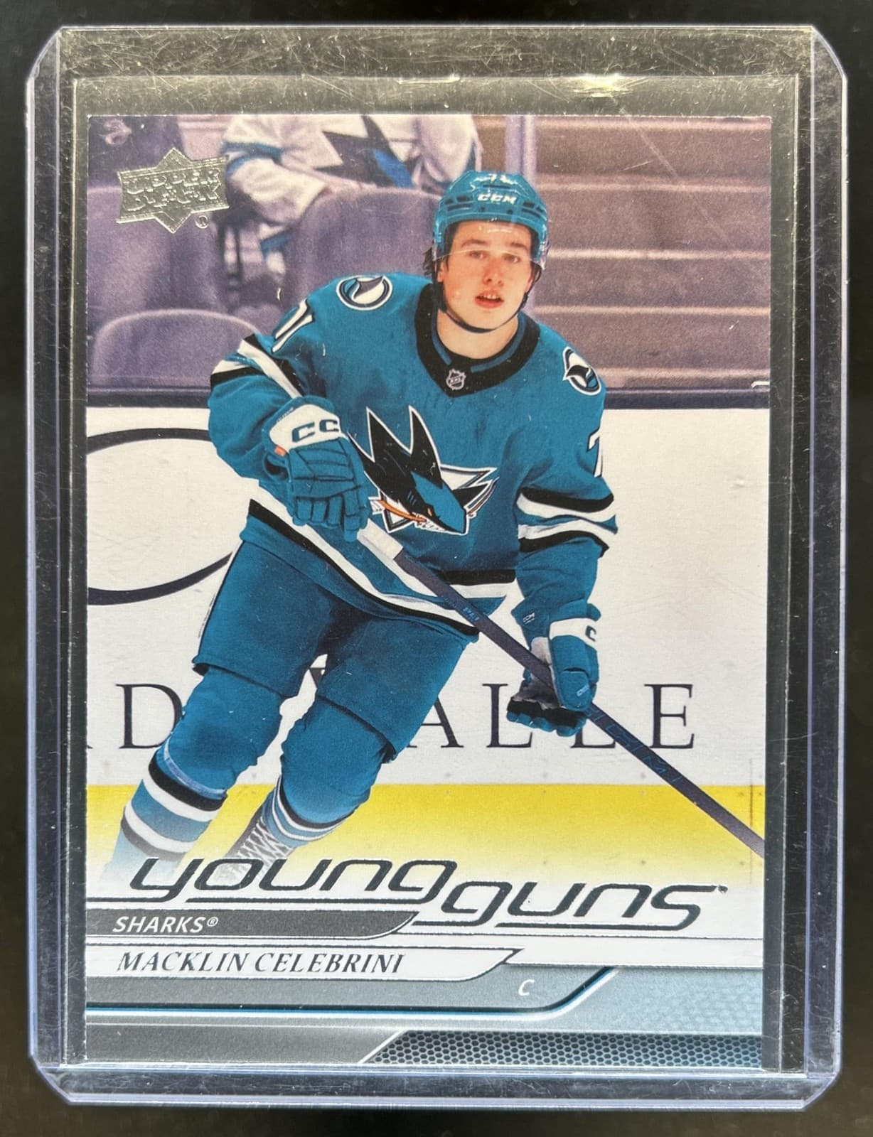 2024-25 Upper Deck Macklin Celebrini Rookie Young Guns RC #451 Sharks