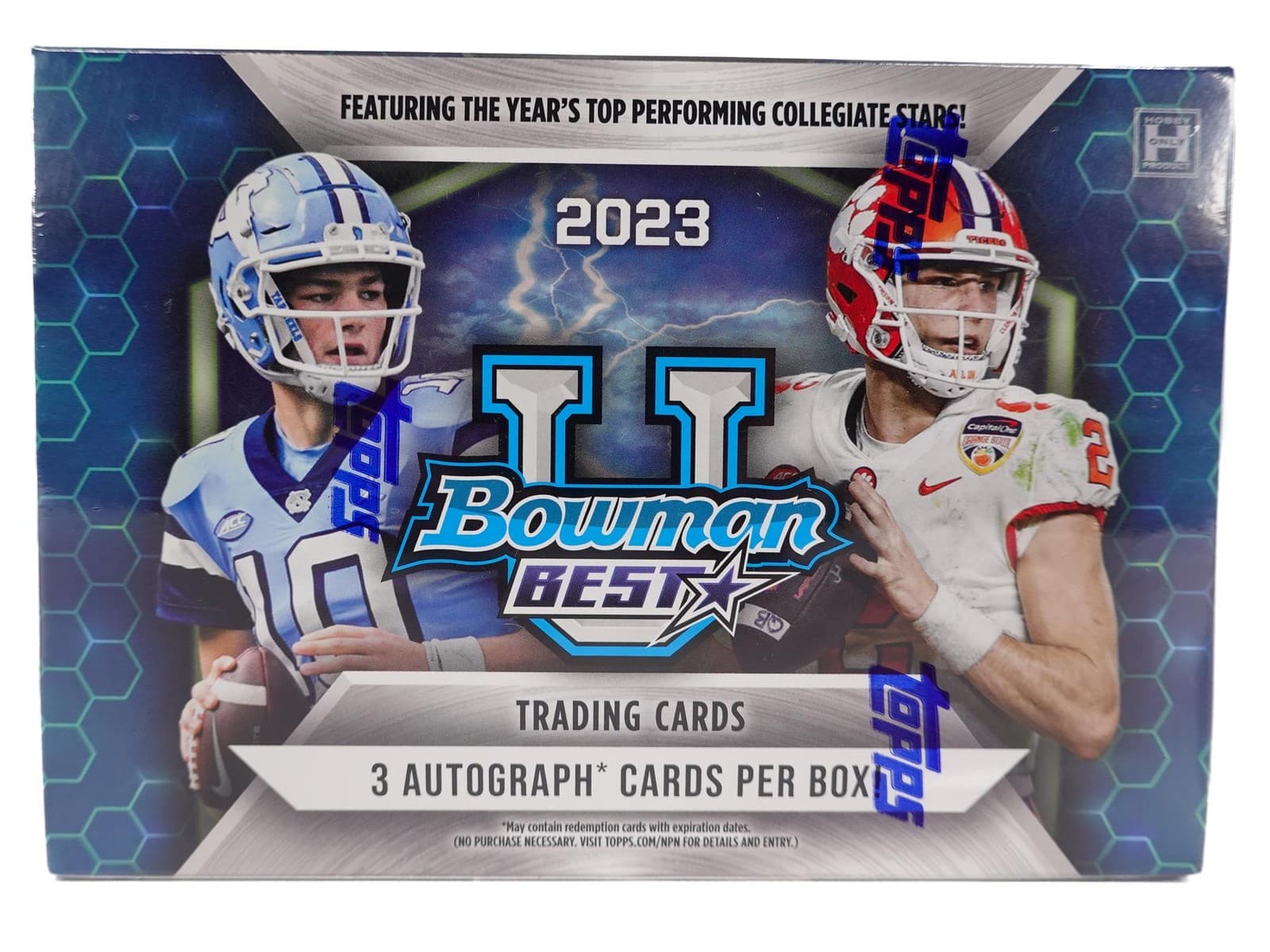 2023 Bowman University Best Football Breakers Delight Hobby Box
