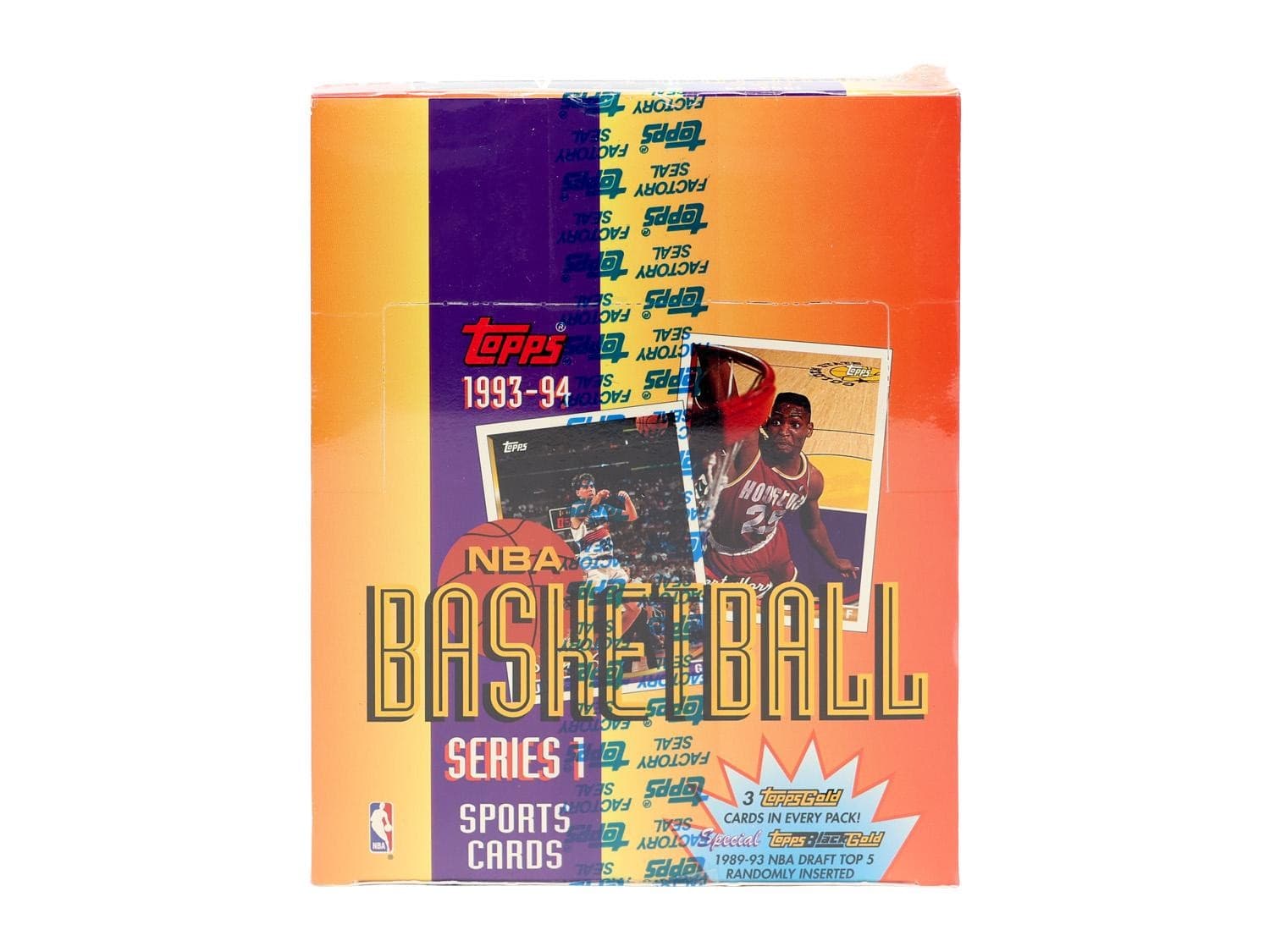 1993/94 Topps Series 1 Basketball Rack Box