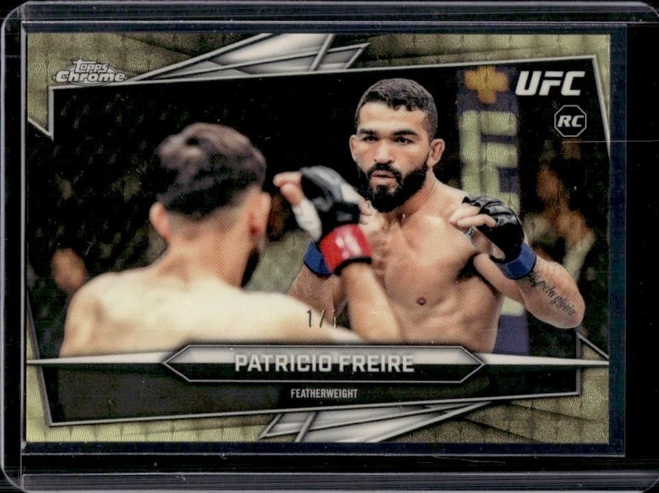 2026 Topps Chrome UFC Patricio Freire RC SuperFractor Rookie #1/1