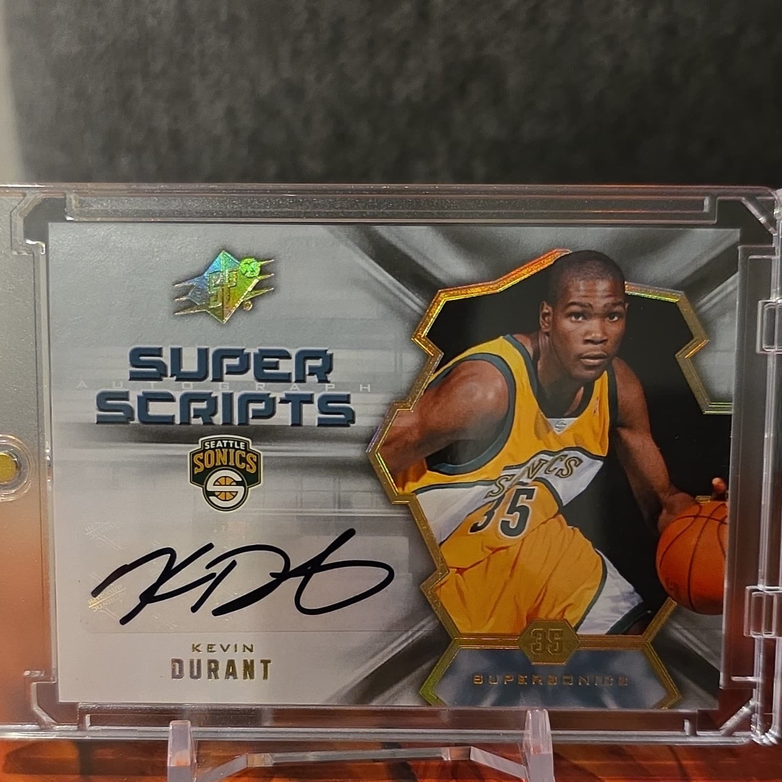 Upper Deck 2007-08 SPx Super Scripts Autograph Kevin Durant SS-KD RC Rare
