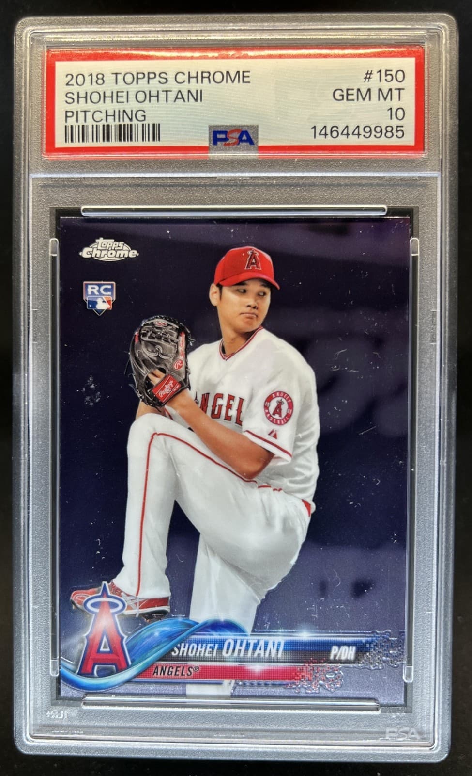 2018 Topps Chrome Shohei Ohtani Rookie RC #150 Angels PSA 10 GEM MINT