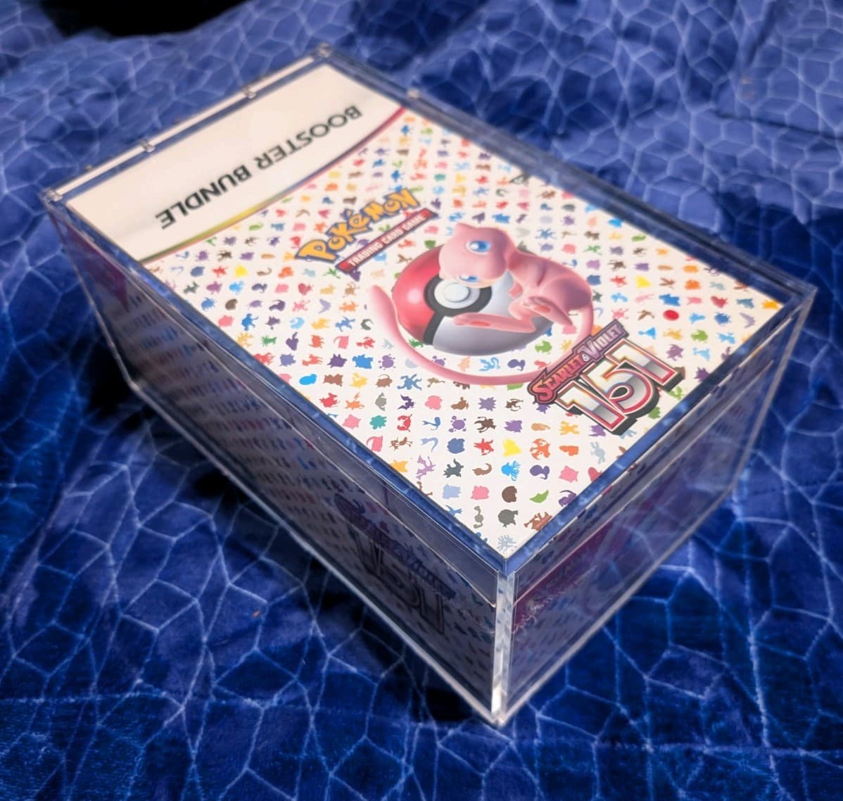 Pokemon TCG 151 Booster Bundle Case - Sealed With Acrylic Case 