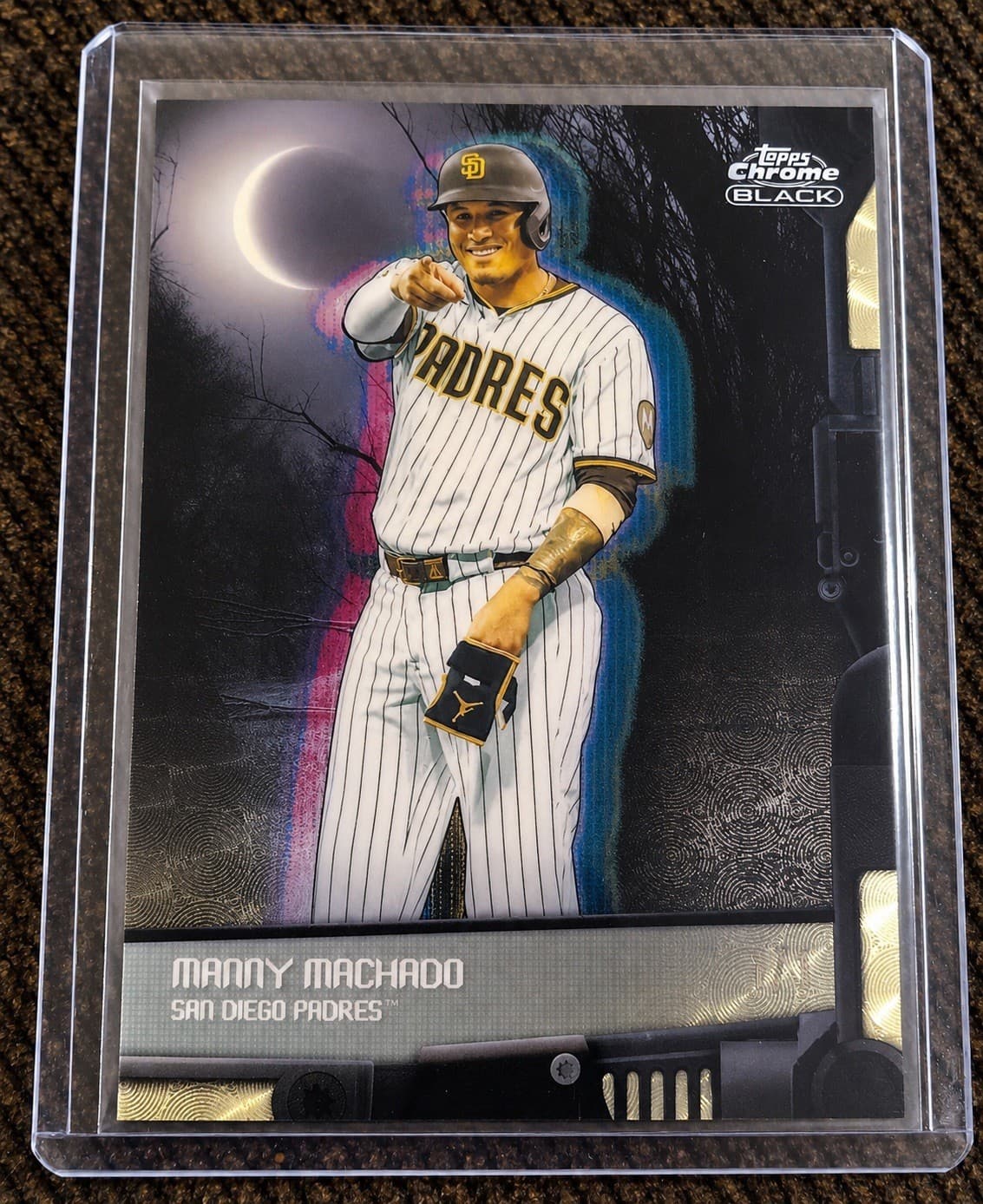 2026 Topps Chrome Black Manny Machado Nocturnal SuperFractor 1/1 Padres Case Hit