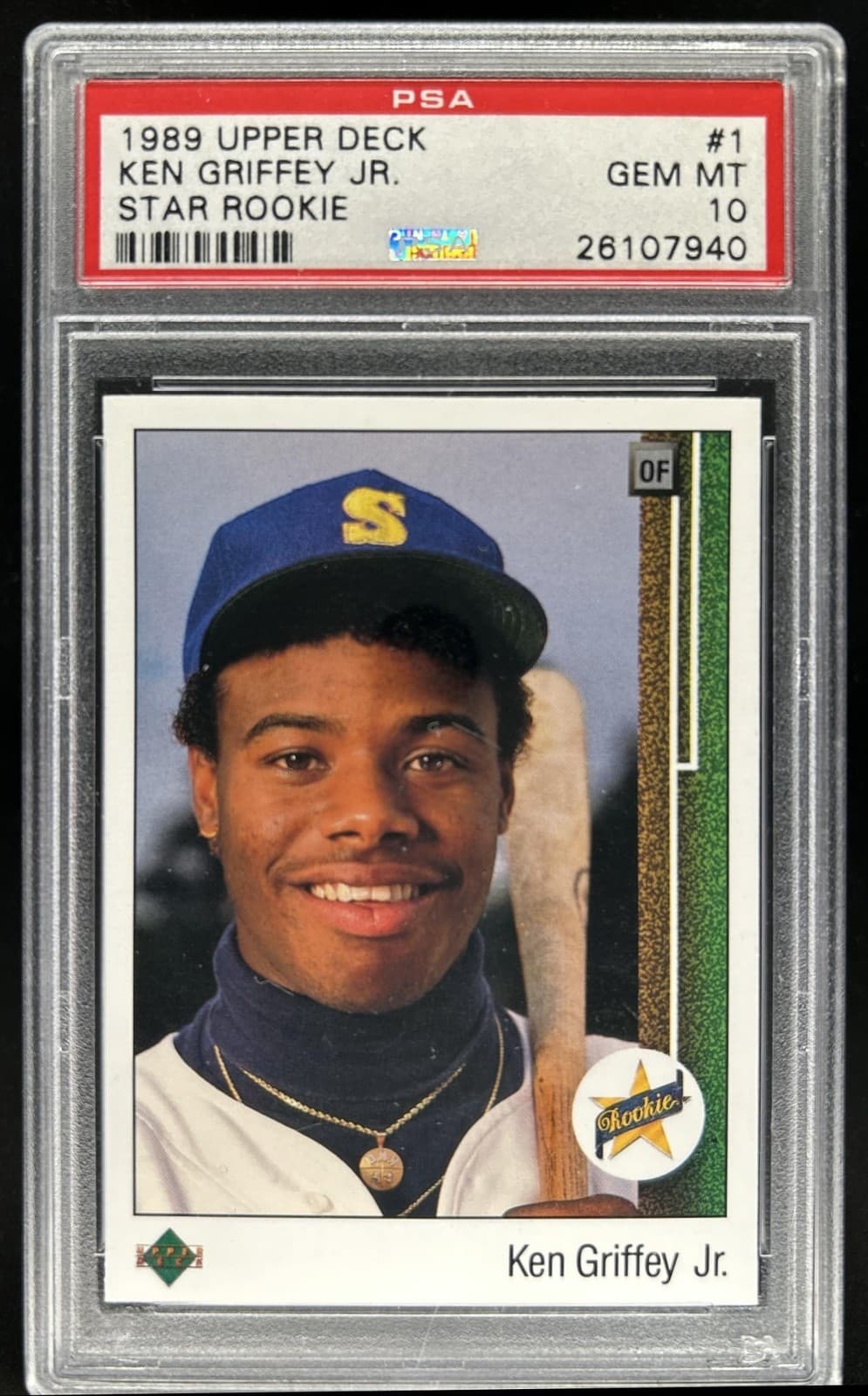 1989 Upper Deck Ken Griffey Jr. Rookie RC #1 Mariners PSA 10 GEM MINT