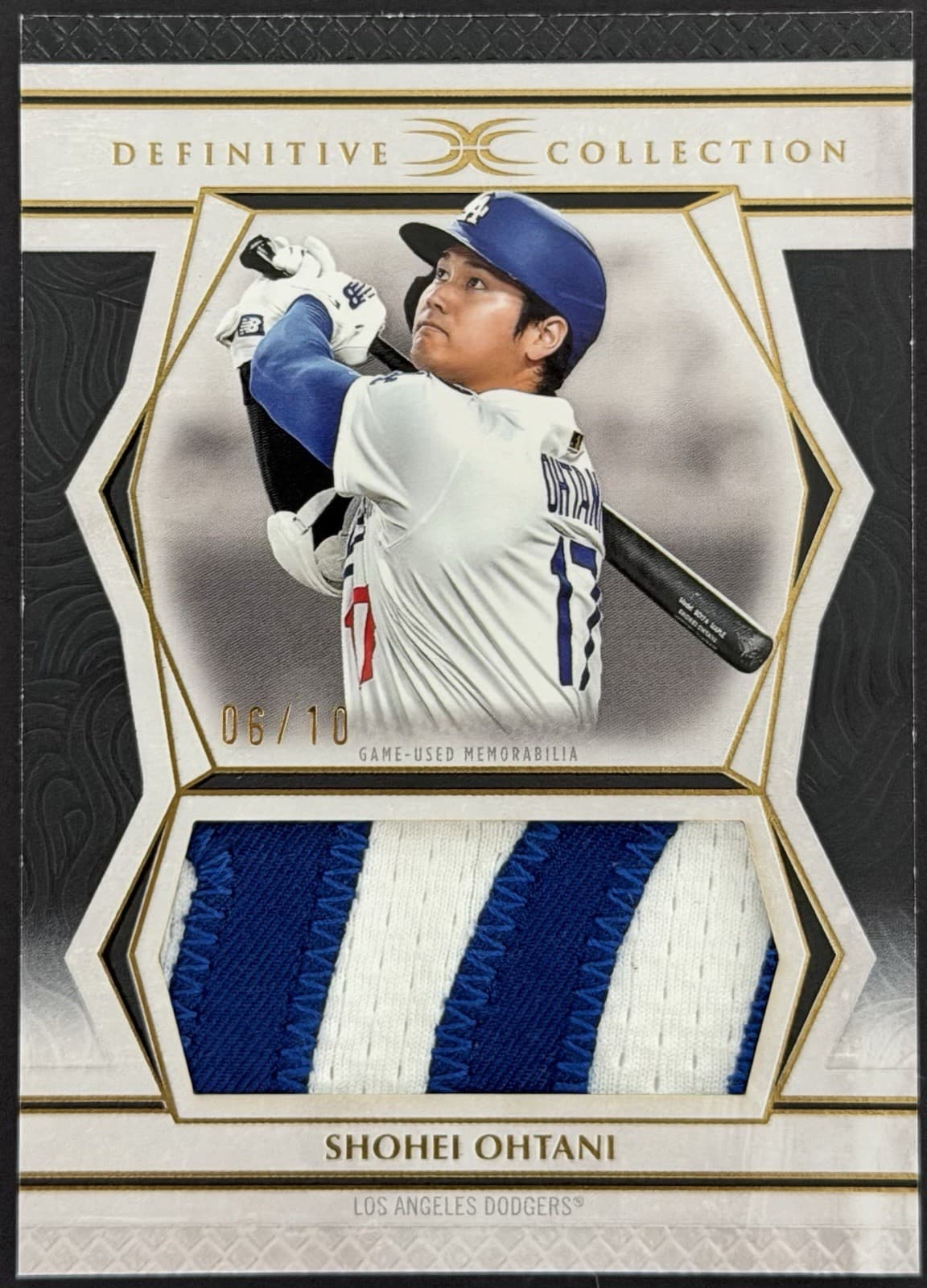 2025 Topps Definitive collection - Shohei Ohtani - game worn patch /10 🔥