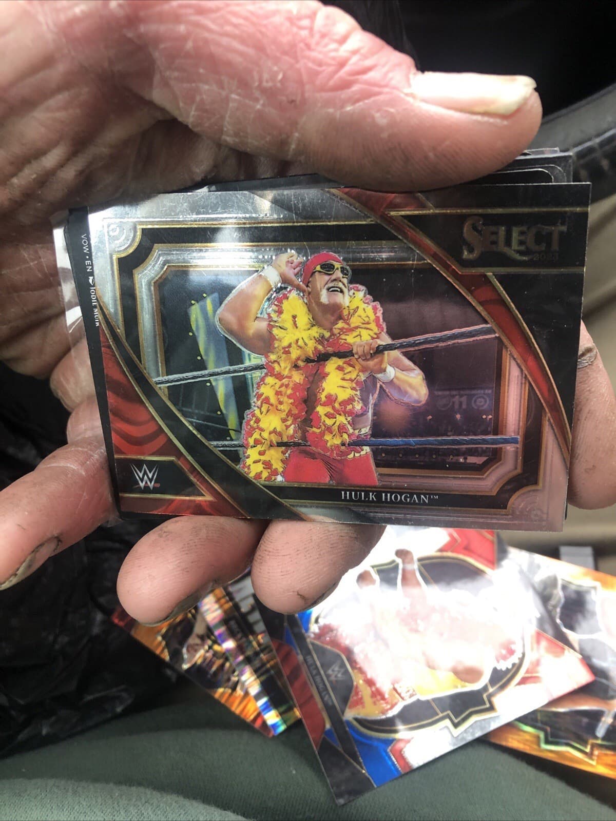 2023 Panini Select WWE Wrestling HULK HOGAN #351 Mezzanine Silver Prizm