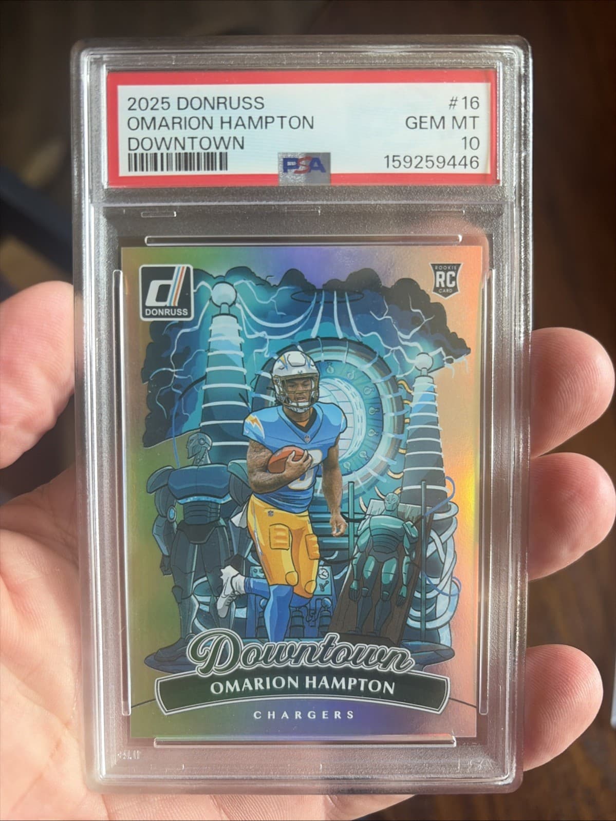 2025 Panini Donruss - Downtown! Omarion Hampton #16 (RC)