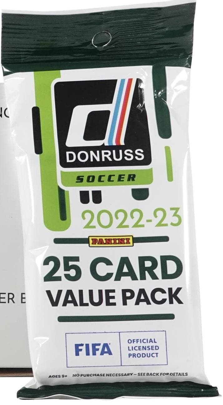2022/23 PANINI DONRUSS SOCCER JUMBO VALUE PACK (LOT OF 12 = 1 BOX!)