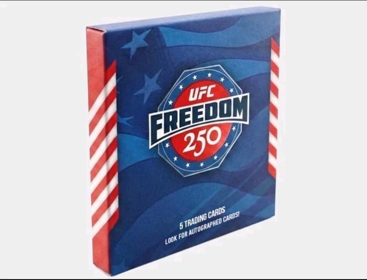 2026 TOPPS UFC FREEDOM 250 BOX (1 AUTO/RELIC) MMA Martial Arts New Presale