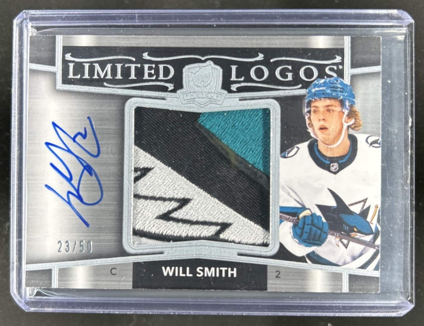 2024-25 Upper Deck The Cup Will Smith Limited Logos Rookie RC Patch Auto #/50