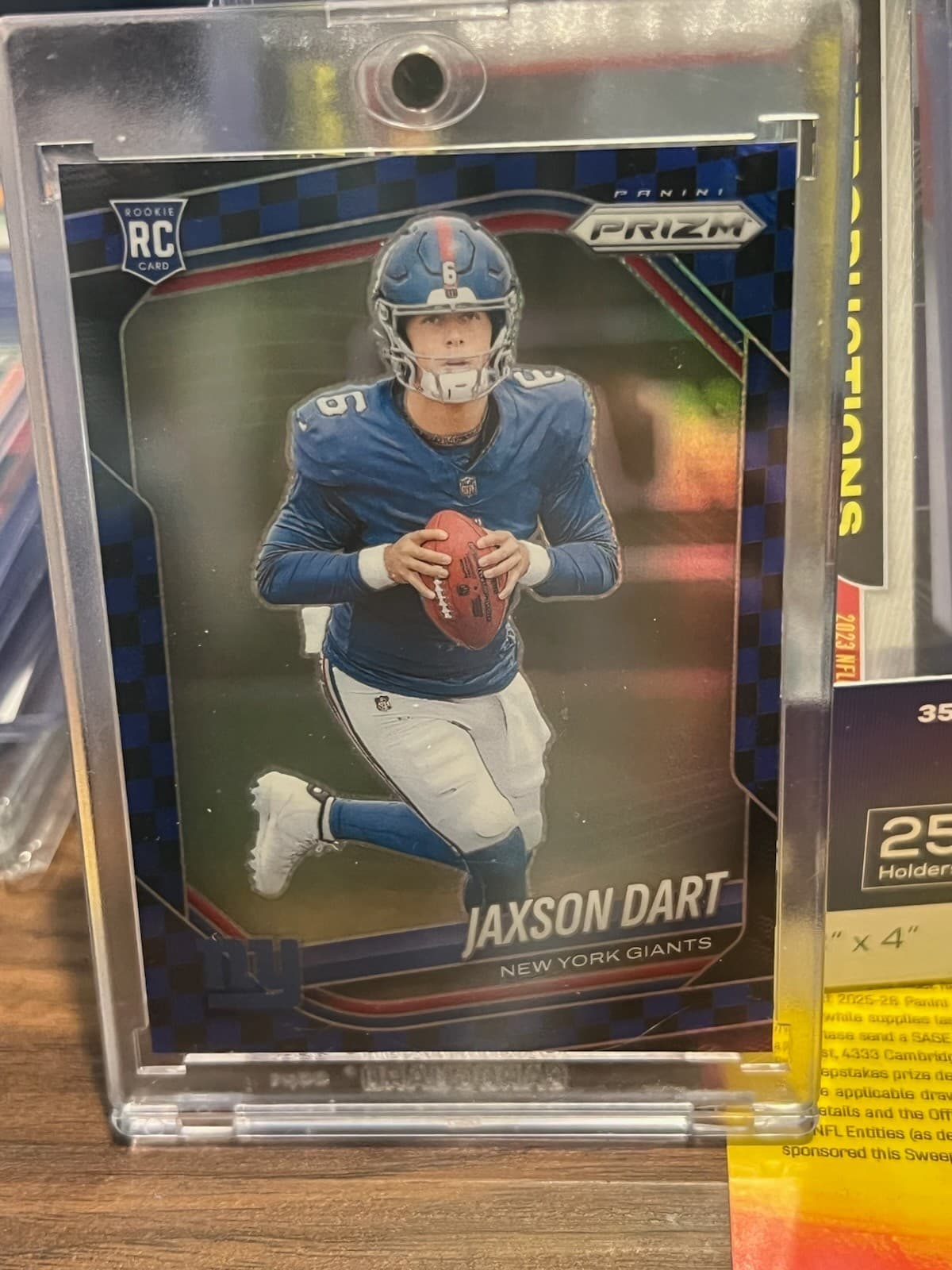 Panini 2025 Prizm Football Jaxson Dart Rookie RC New York Giants #332