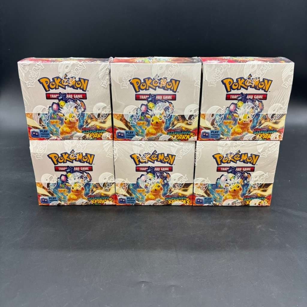 Lot of (6) Pokemon TCG Surging Sparks Booster Boxes SEALED/NEW