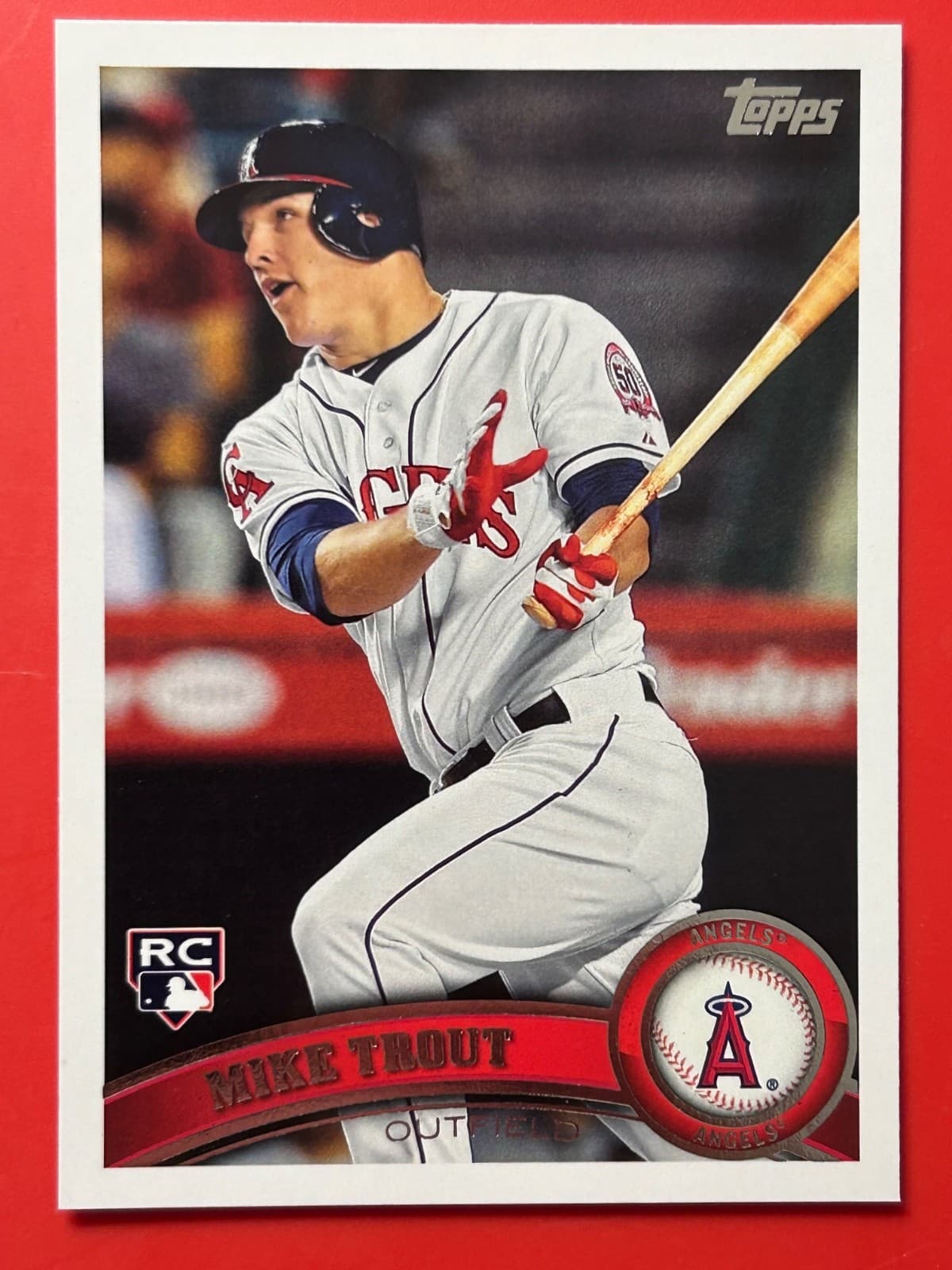 2011 Topps Mike Trout RC US175 Ungraded