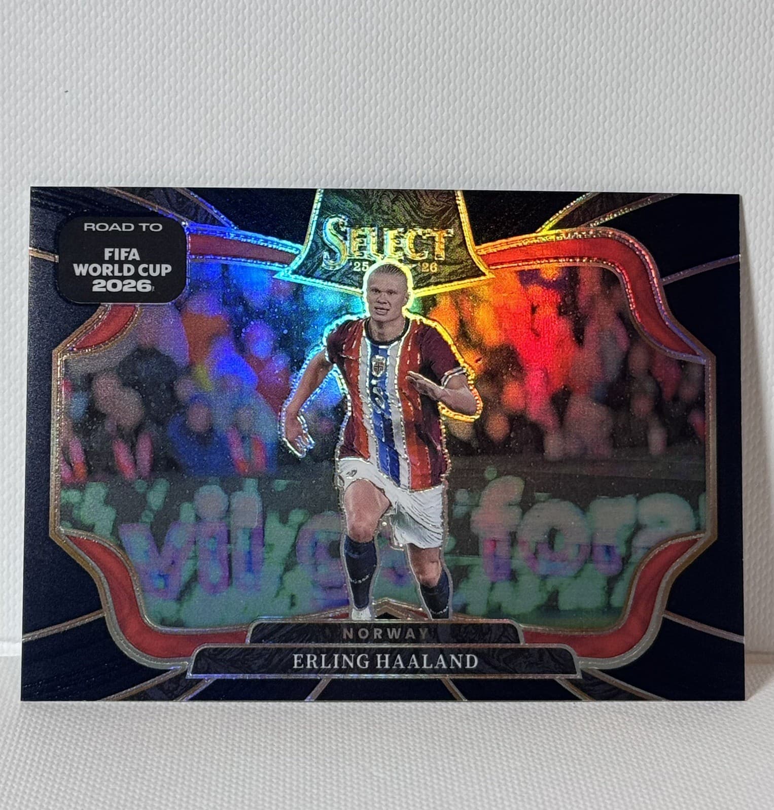 25-26 Panini Select Road to FIFA World Cup Norway Erling Haaland Black Prizm 1/1