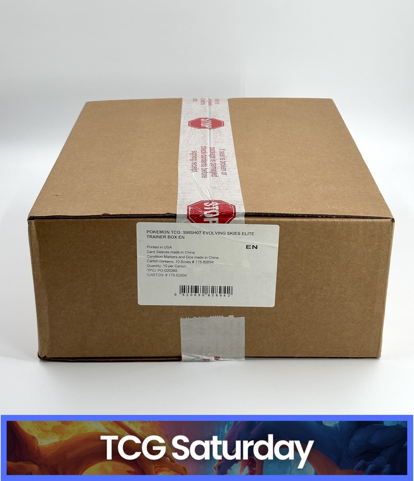 2021 POKEMON SWORD & SHIELD EVOLVING SKIES ELITE TRAINER BOX SEALED CASE OF 10