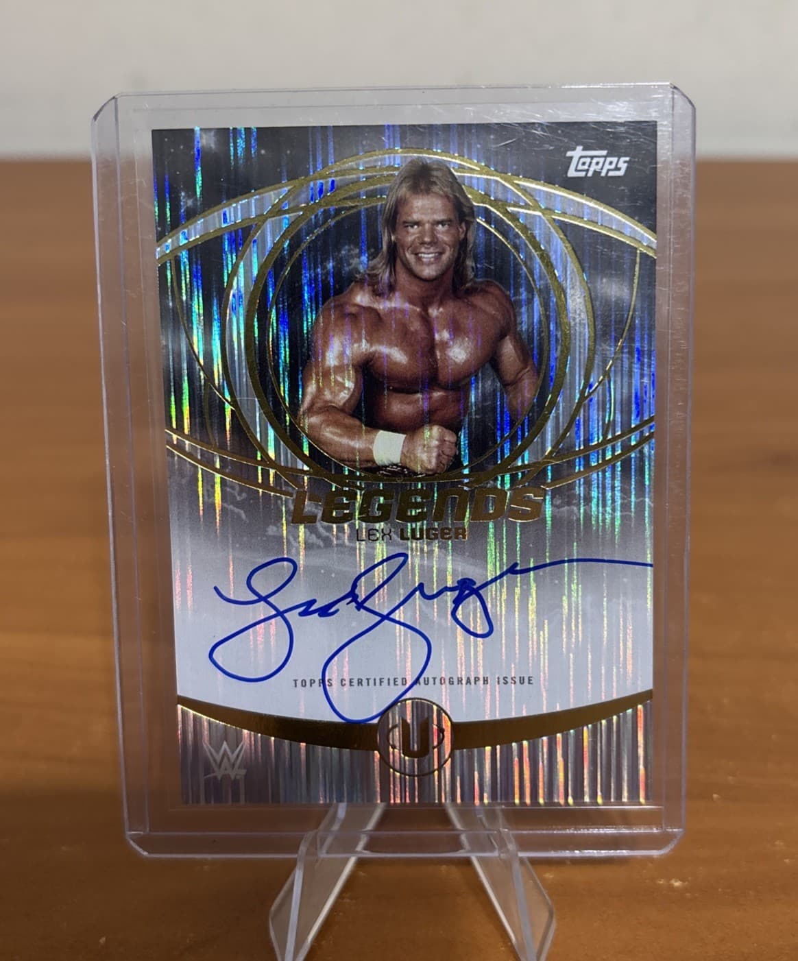 Lex Luger Legends 2025 Topps WWE Universe Wrestling Card Auto