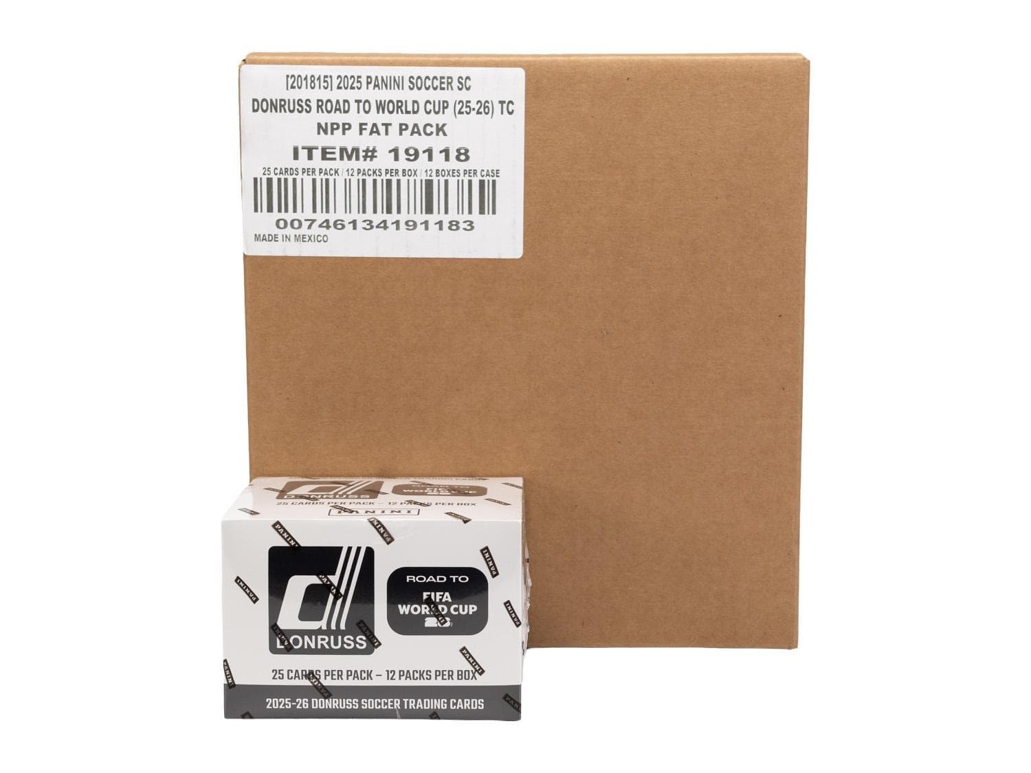 2025/26 PANINI DONRUSS ROAD TO FIFA WORLD CUP SOCCER JUMBO VALUE 12-PACK BOX 12-
