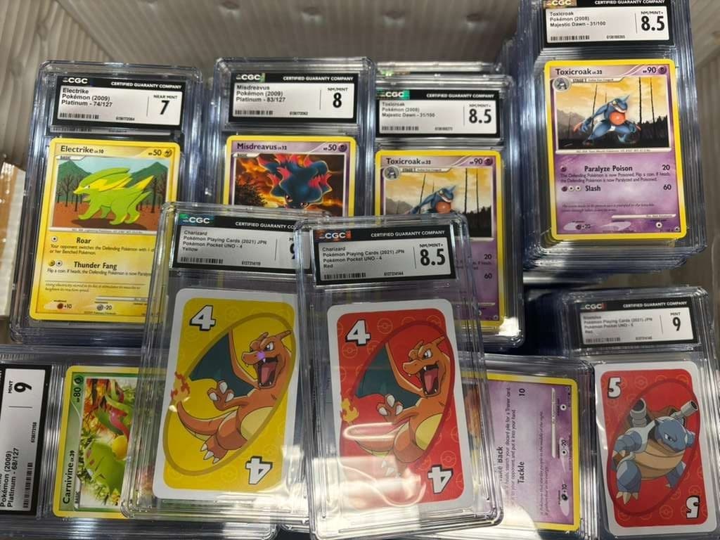 Lot of (250) assorted Pokemon - All Slabbed CGC!!