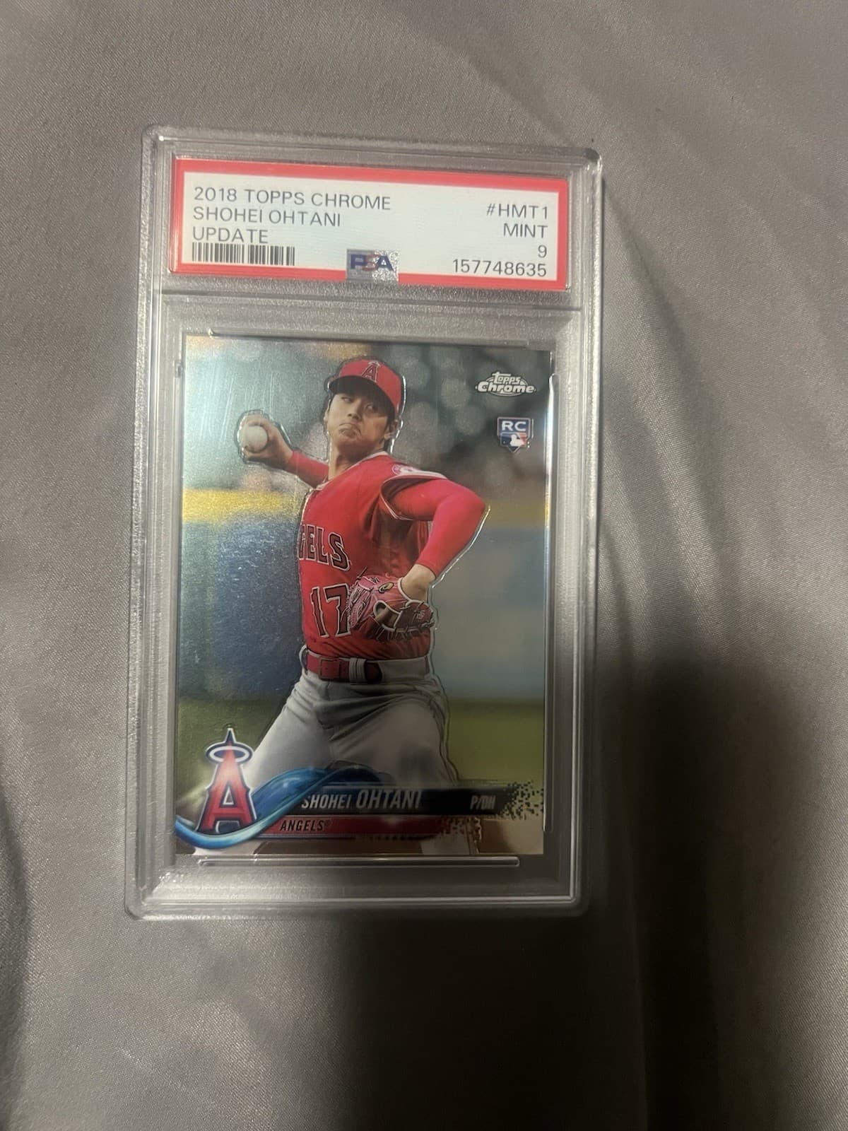 2018 Topps Chrome Update - Shohei Ohtani #HMT1 (RC) PSA9