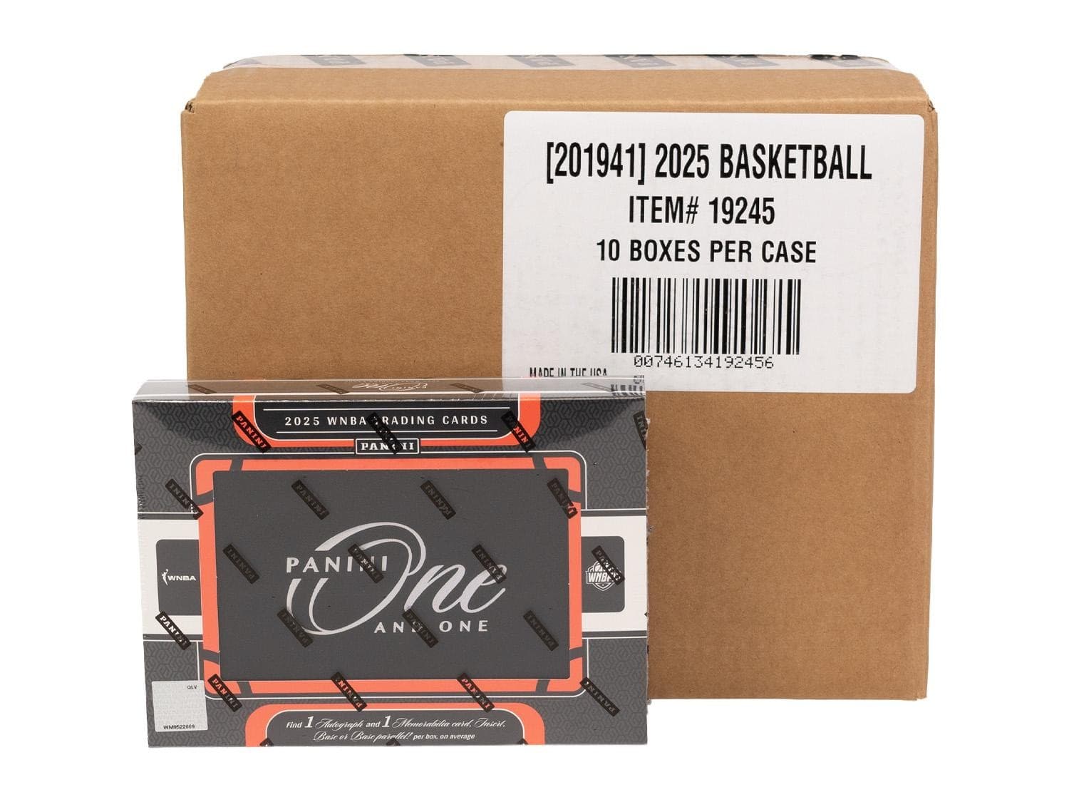 2025 PANINI ONE AND ONE WNBA BASKETBALL HOBBY 10-BOX CASE