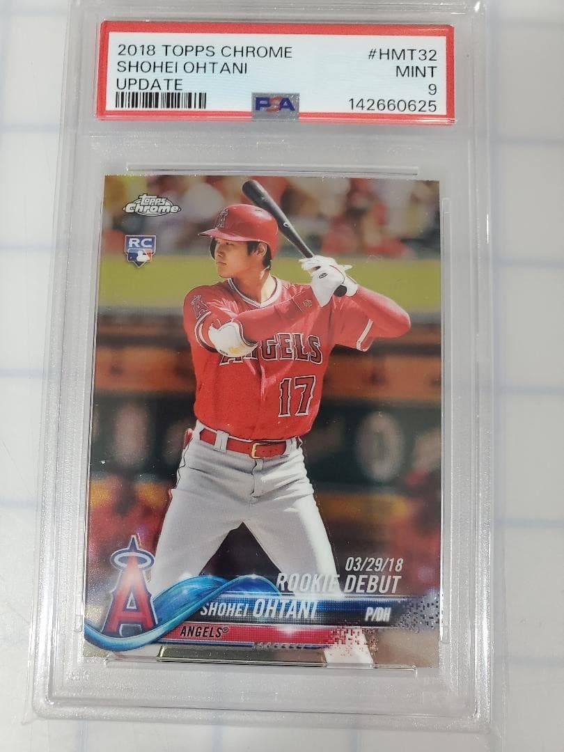 2018 Topps Chrome Update Shohei Ohtani #HMT32 PSA 9