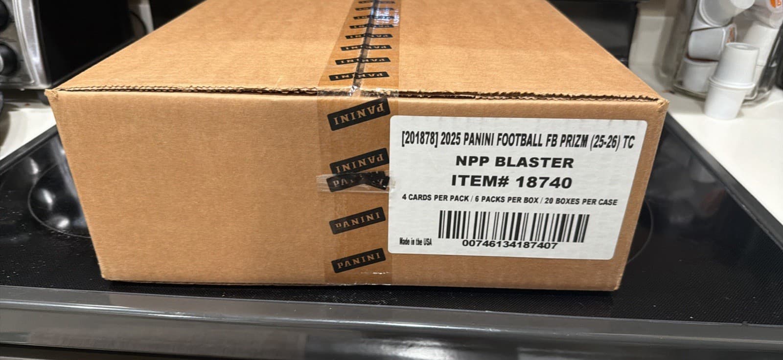 2025 Panini Prizm Football Blaster Box Case Of 20 Blaster Boxes New Sealed